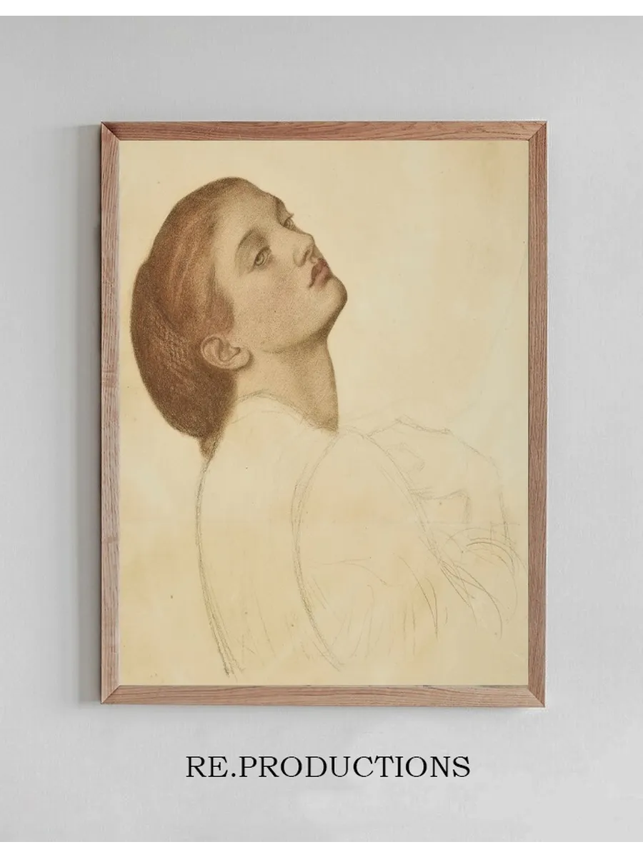 Study for Marigolds The Bower Maiden, Fleur - de - Marie