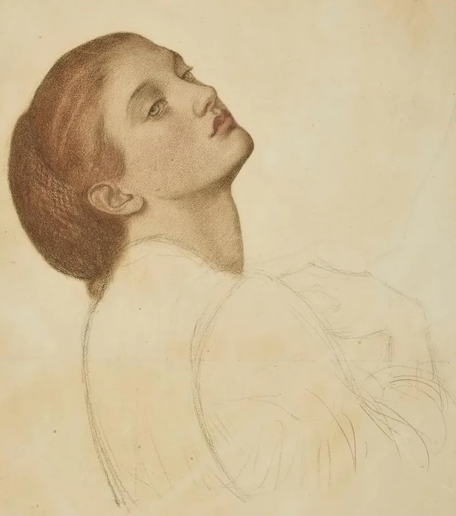 Study for Marigolds The Bower Maiden, Fleur - de - Marie