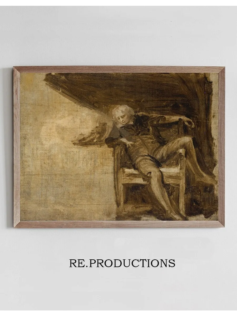Study for Milton and His Daughters