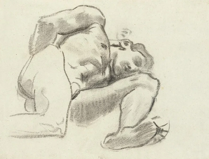 Study for Prometheus, rondel, Rotunda, Museum of Fine ArtsBoston