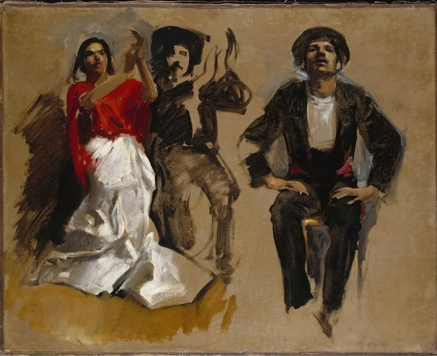 Study for Seated Figures for El Jale