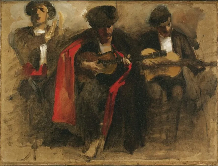Study for Seated Musicians for El Jaleo