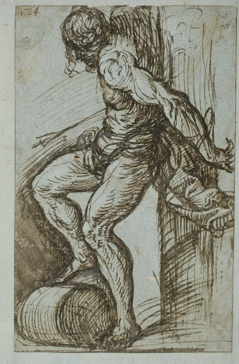 Study for St. Sebastian in the high altar of SS. Nazarro e Celso, Brescia