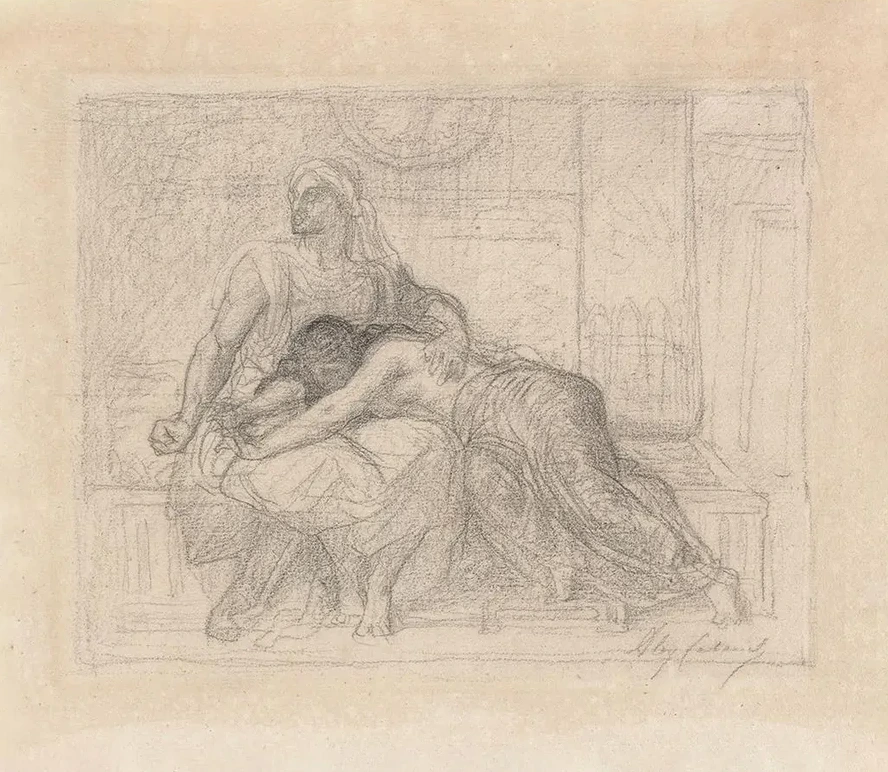 Study for Tamar and Absalom