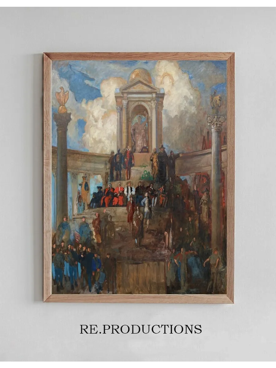 Study for the Apotheosis of Pennsylvania, House of Representatives Chamber, Pennsylvania State Capitol,harrisb