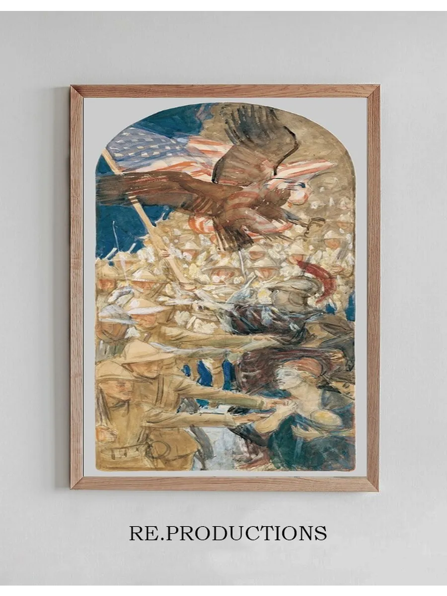 Study for The Coming of the Americans