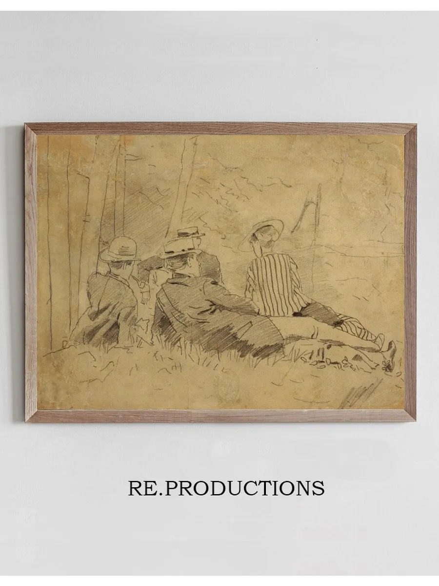 Study for The Fishing Party