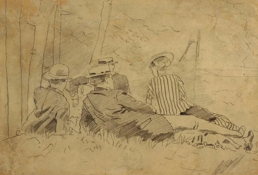 Study for The Fishing Party