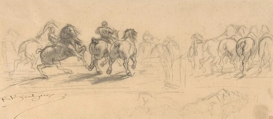 Study for The Horse Fair
