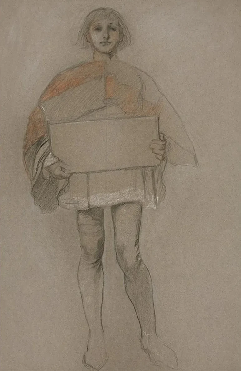 Study for the Reconciliation, One of a Series of Paintings Executed for the Royal Exchange, London,1896
