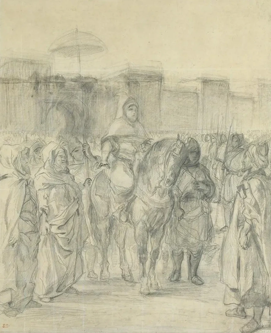 Study for The Sultan of Morocco and His Entourage