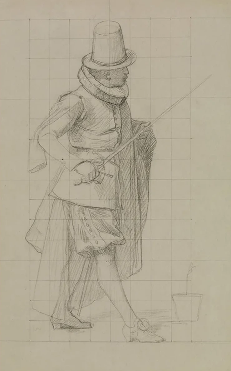 Study for The Tulip Folly