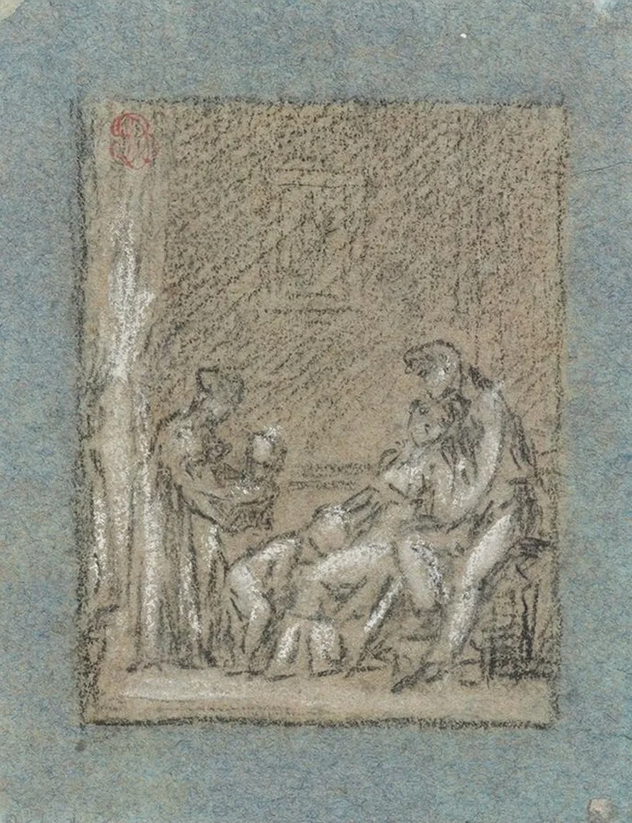 Study for Une Famille Dans Lad Solation