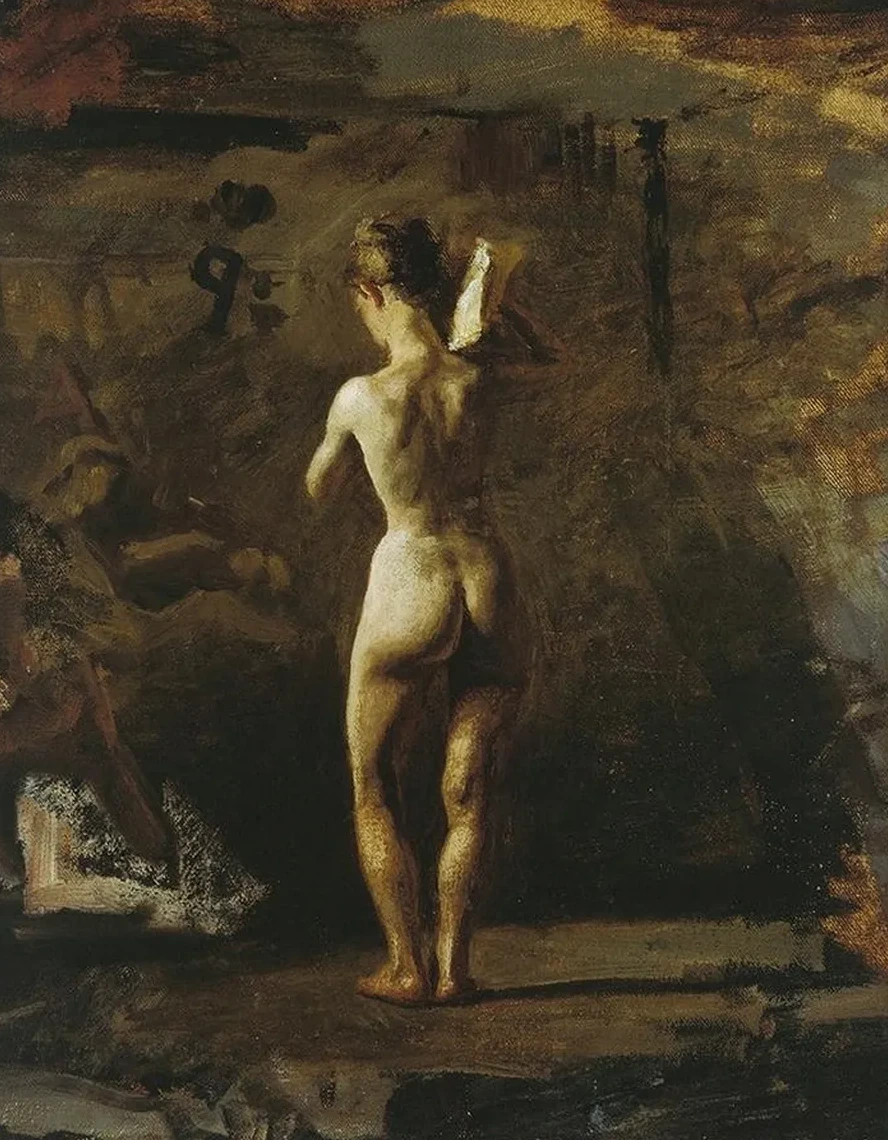 Study for William Rush Carving His Allegorical Figure of the Schuylkill River