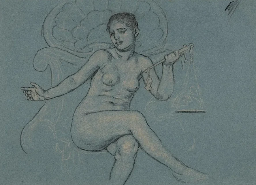 Study for Central Figure in Corrupt Legislation