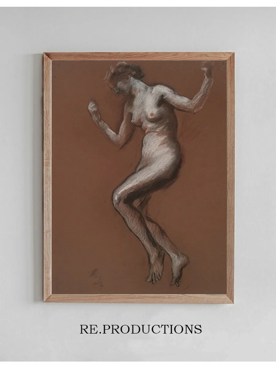 Study for Figure of 1 Pm in the Hours Ceiling Mural, House Chamber, Pennsylvania State Capitol Atharrisburg
