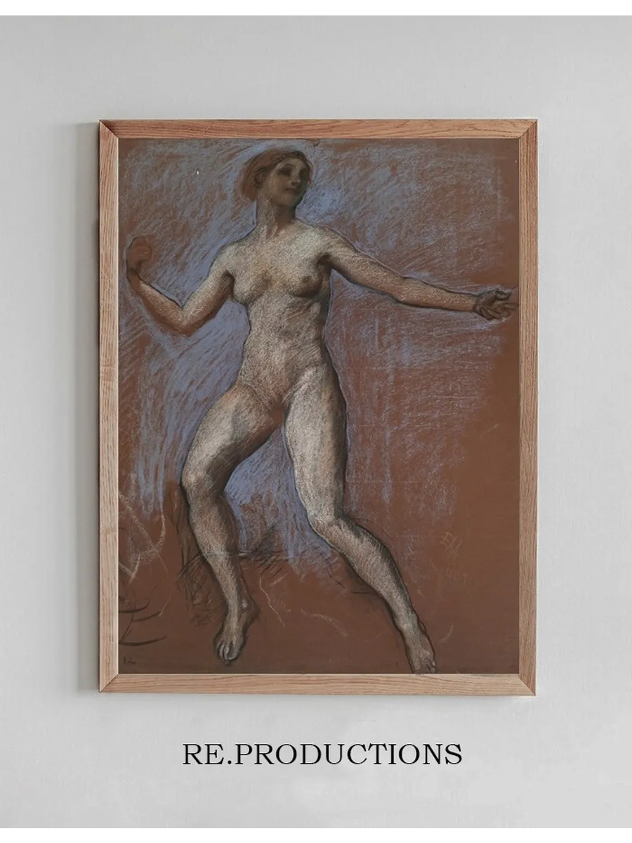 Study for Figure of 12 Noon for the Hours Ceiling at the State Capitol Building in Harrisburg,pennsylvania
