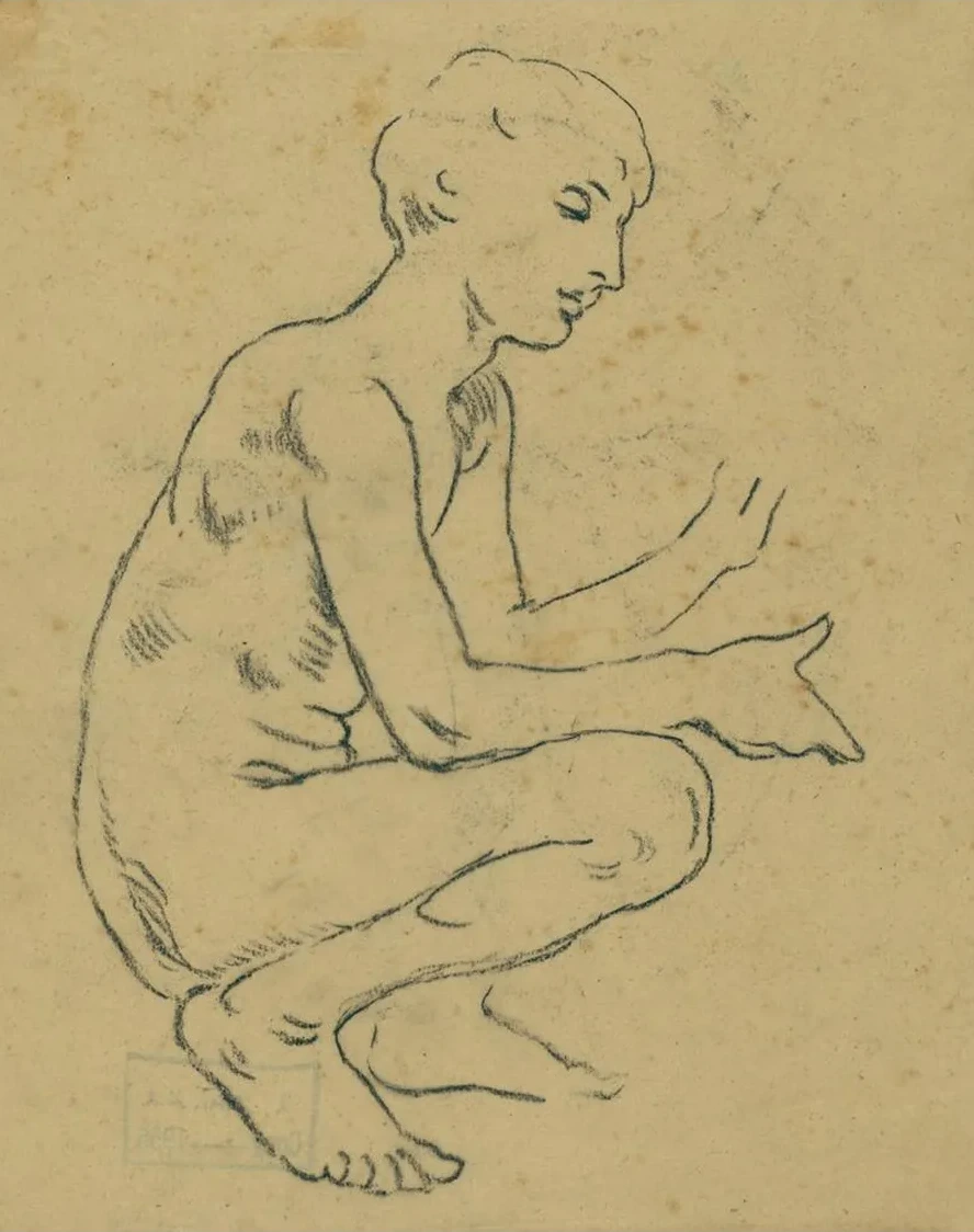 Study for Figure of Arts 2