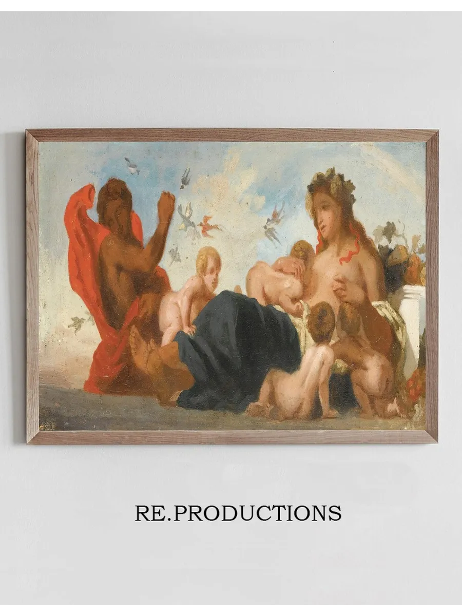 Study for L Agriculture in the King Salon