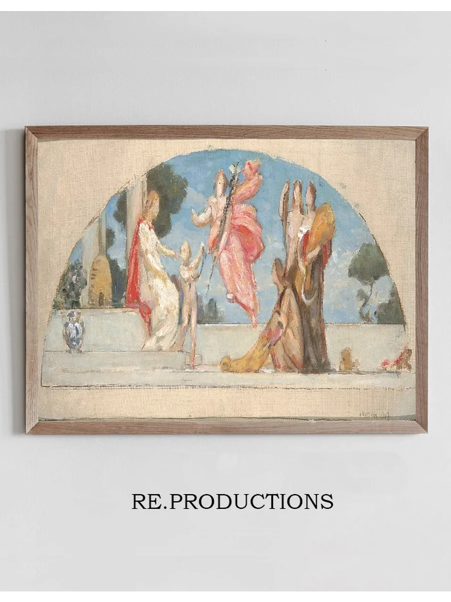 Study for mural, Union Trust Company Building, The Sources of Wealth