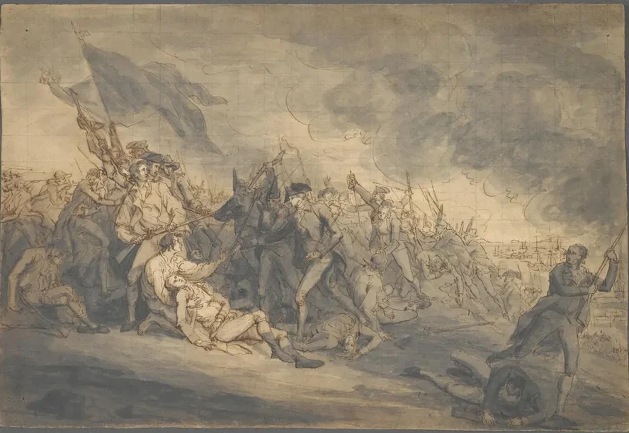 Study for the Death of General Warren at Bunker sHill