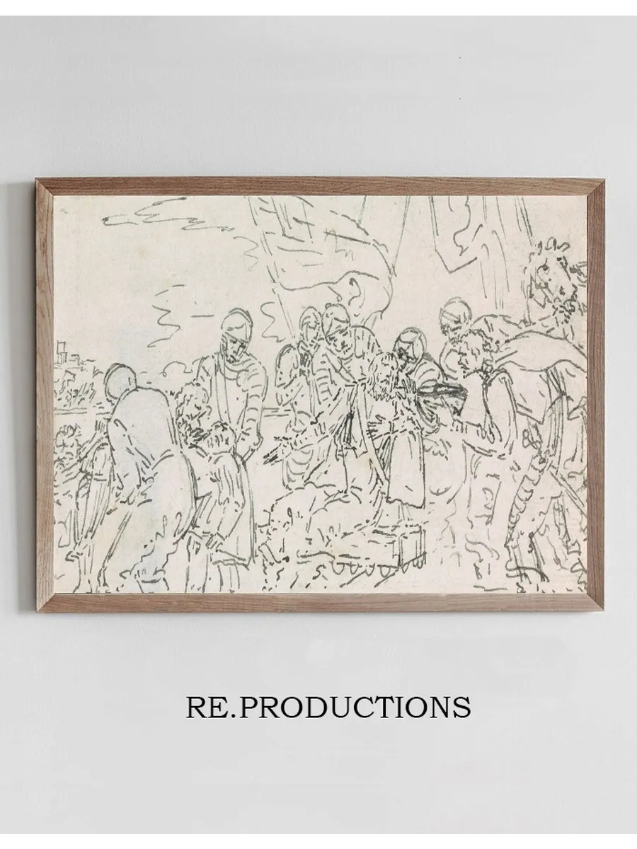 Study for the Death of a Knight