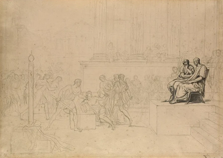 Study for the Execution of the Sons of Brutus