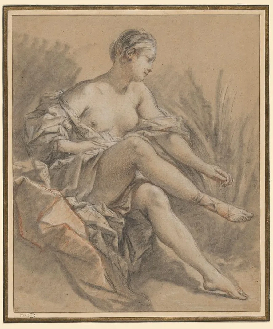 Study for the Figure of Diana Ca. 1743