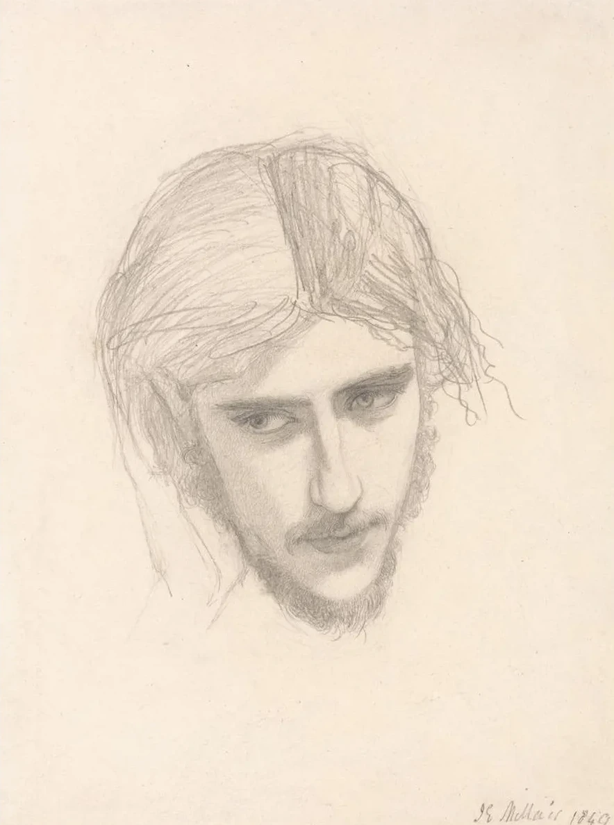 Study for the Head of Ferdinand in Ferdinand Lured by Ariel