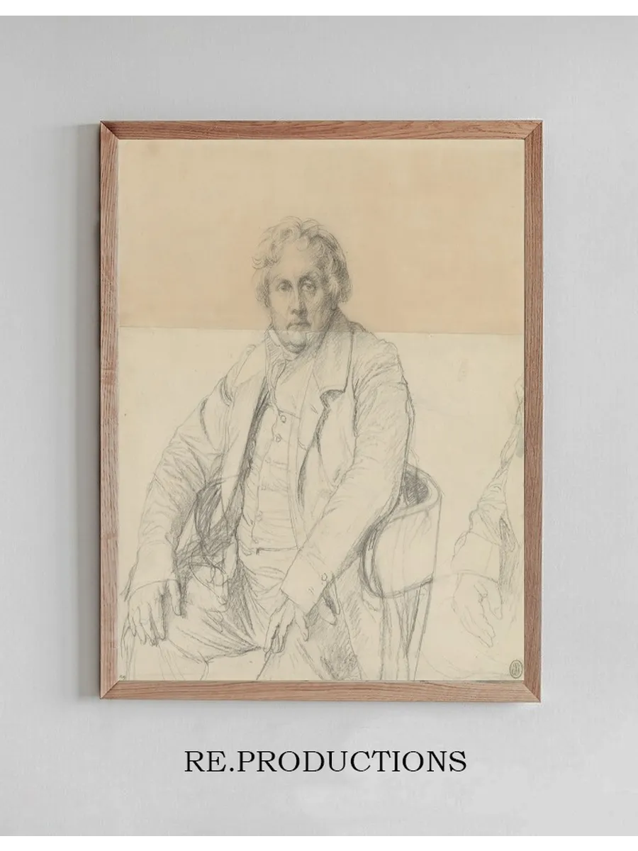 Study for the Portrait of Louis - Fran ois Bertin (1766 - 1841)