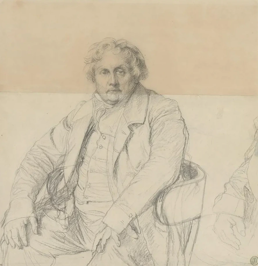 Study for the Portrait of Louis - Fran ois Bertin (1766 - 1841)