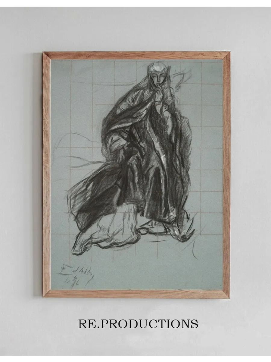 Study for the Queen, from The Play Scene, Hamlet, act 3, scene2