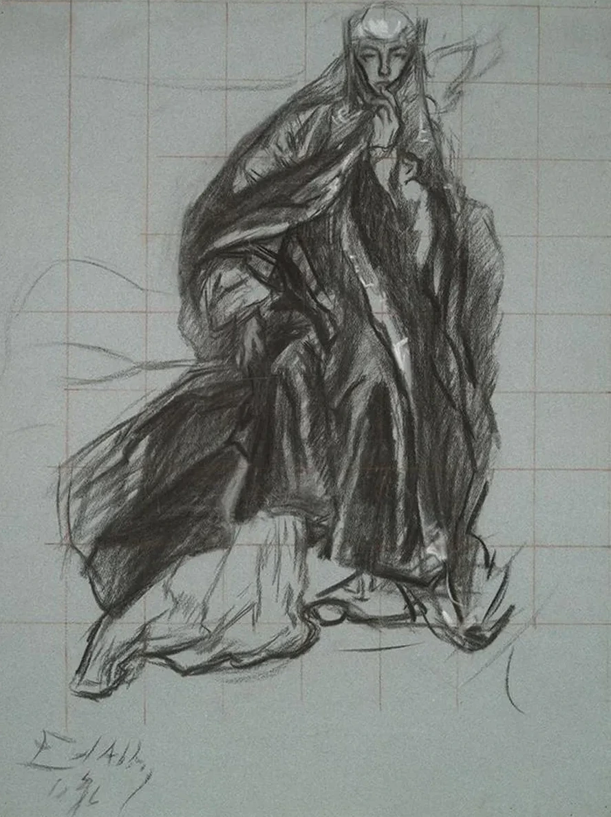 Study for the Queen, from The Play Scene, Hamlet, act 3, scene2