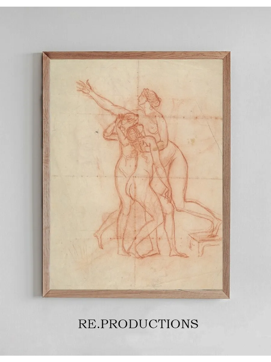 Study for the Wife and Daughters of Brutus