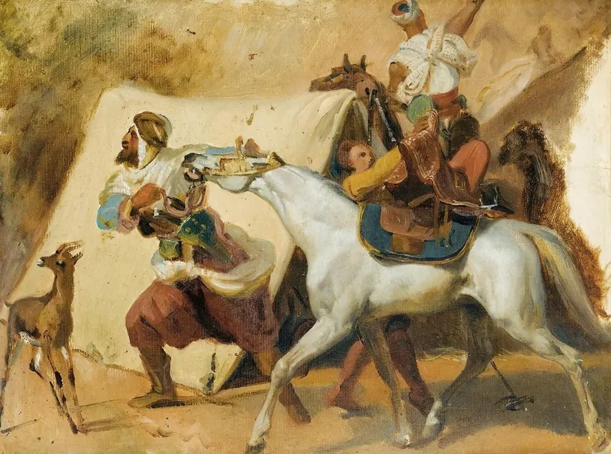 Study for the Attack of Abd El Kader's Smalah by Theduked Aumale