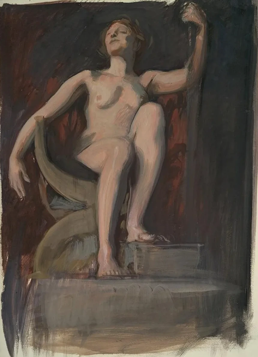Study for the Figure of the Genius of Pennsylvania in