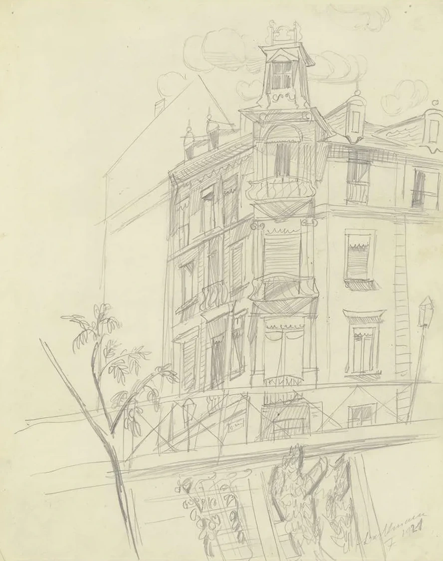 Study for the Painting the Nice in Frankfurt Am Main