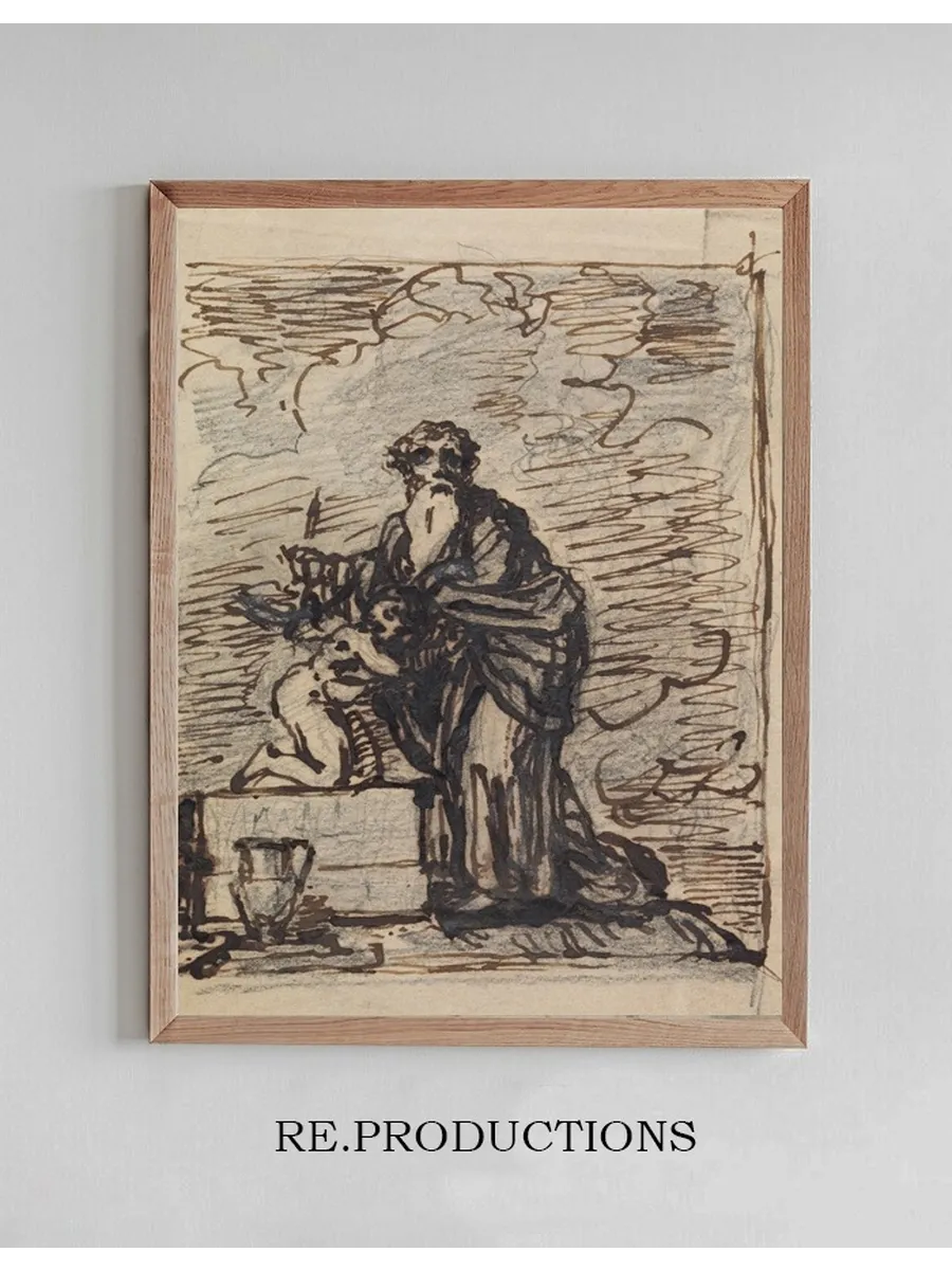 Study of Abraham Being Tested by God