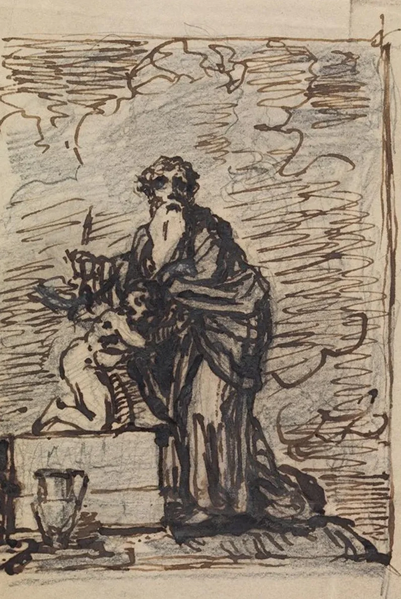 Study of Abraham Being Tested by God