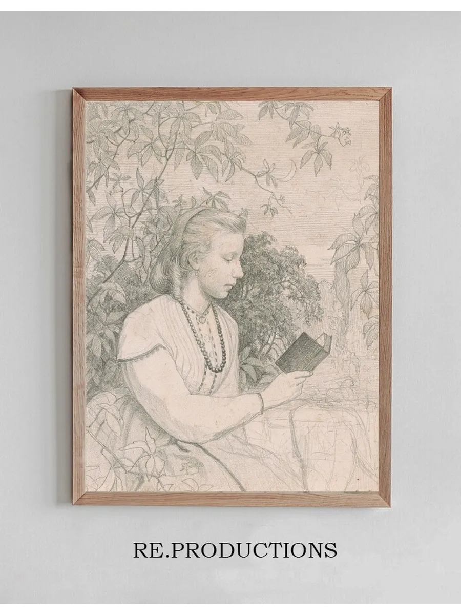 Study of Adalberte Schroeter Reading
