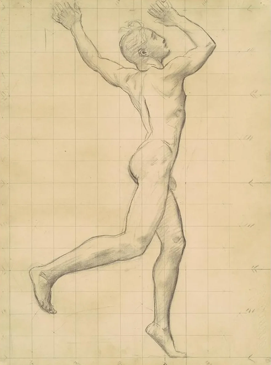 Study of Apollo for Apollo and Daphne