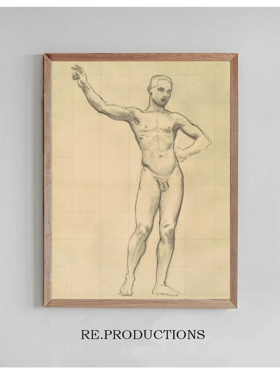 Study of Apollo for Apollo and the Muses II