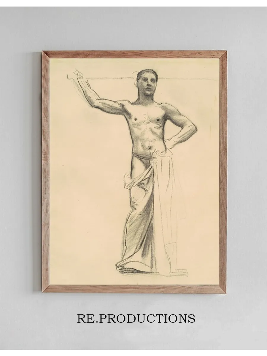 Study of Apollo for Apollo and the Muses