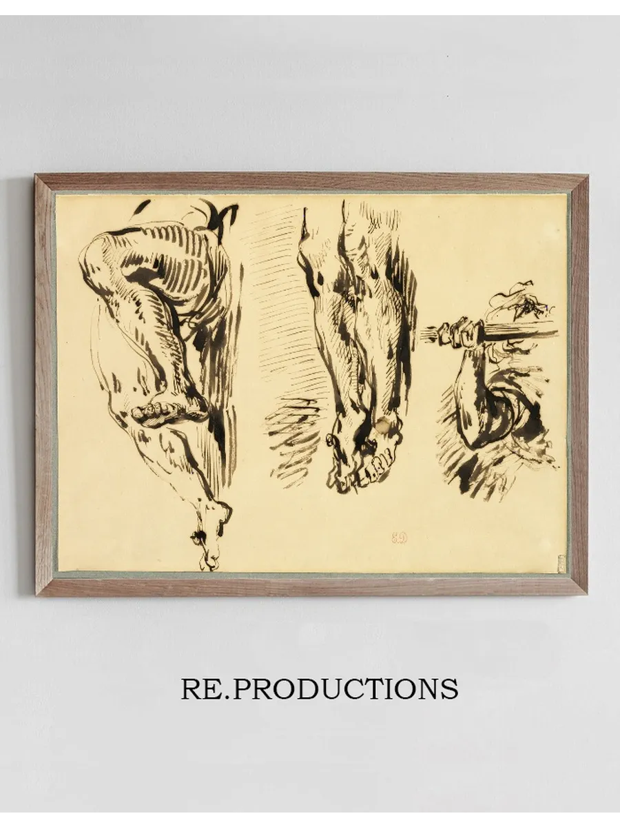 Study of Arms and Legs of Christ Crucified