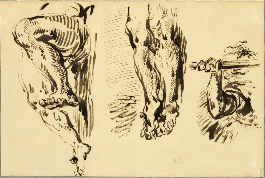 Study of Arms and Legs of Christ Crucified