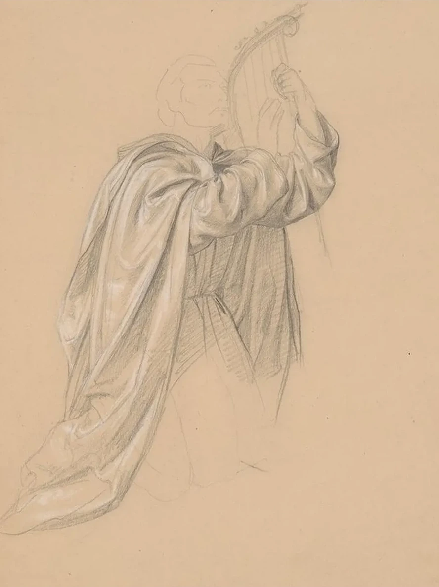 Study of David's Robes for the Painting the Immaculate Conception of the Blessed Virgin Mary
