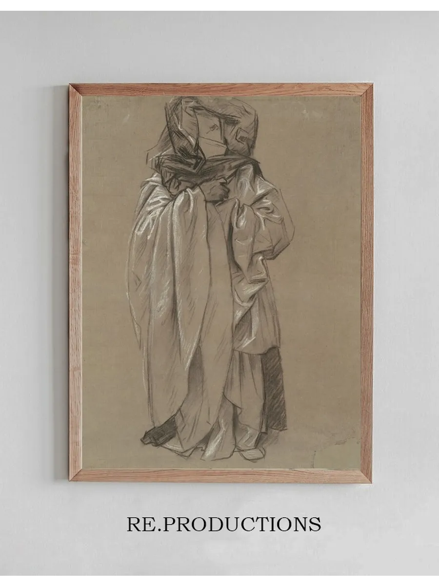 Study of Ezekiel for Frieze of Prophets