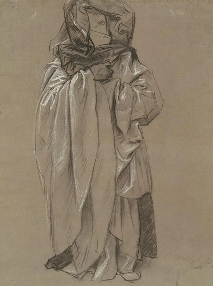 Study of Ezekiel for Frieze of Prophets