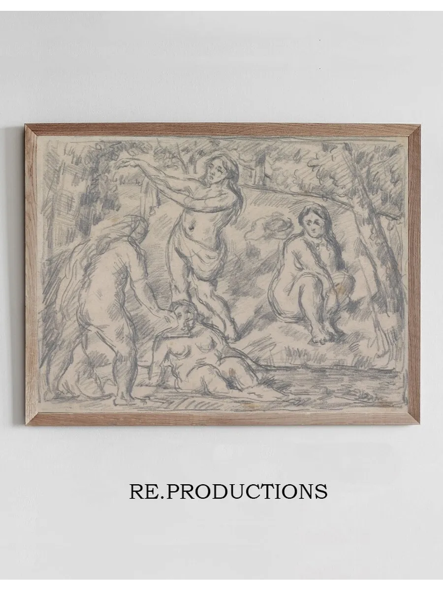 Study of Four Women Bathing