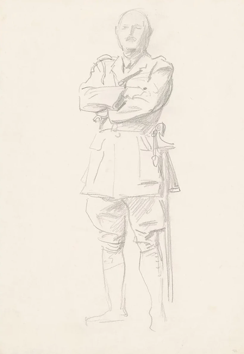 Study of General Louis Botha for General Officers of World War I